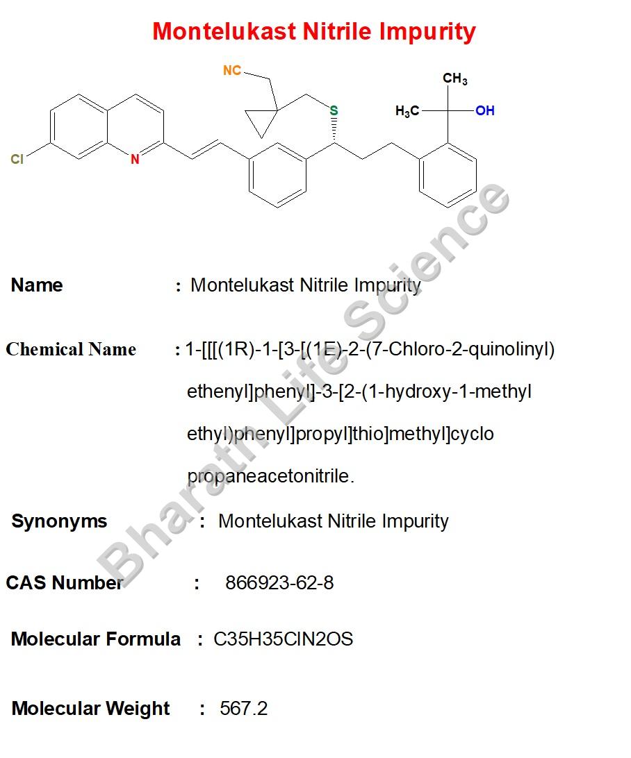 Montelukast Nitrile Impurity